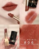 Mini - Son YSL Rouge Couture The Bold Màu 06 Đỏ Cam Đất