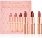 Set Son CHARLOTTE TILBURY Iconic Mini Lip Trio Kit - Pillow Talk, Walk of No Shame, Supermodel