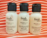 Sữa Tắm Gội 3 Trong 1 Philosophy Fresh Cream Shampoo, Shower Gel & Bubble Bath 30ml
