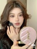 Mini 5g Gãy Nắp - Phấn Nước Cushion YSL Touche Eclat Glow Pact Cushion High Cover Mesh Foundation - B10 (Vỏ Da Hồng)