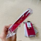 Dây Ruy Băng Dior Đỏ Chữ Vàng 20mm - Dài 1M