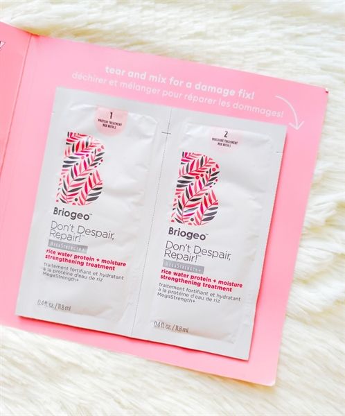 Set mặt nạ ủ tóc Don't Despair, Repair!™ MegaStrength+ rice water protein + moisture strengthening treatment 11.8mlx2