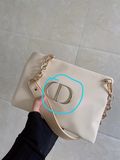 Túi Xách Dior Trắng Custom Logo Trắng