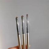 Cọ Nhấn Mắt Chi Tiết Lông Thú Cán Bạc - 322 Smokey Liner Brush