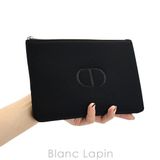 Túi DIOR Trousse Pouch - Nhung Đen Chữ Nhật 21x14cm