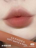Son Kem Lì SEPHORA COLLECTION - Soft Matte & Easy Liquid Lipstick - 1 Less Is More