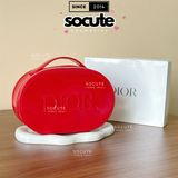 Túi Đựng Mỹ Phẩm Dior Luna New Year 2025 Red Shiny Makeup Gift Bag 18cm x 11cm