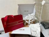 Túi Giấy Dior Christian Nơ Ruy Băng Đỏ 2024 19.5x14x7