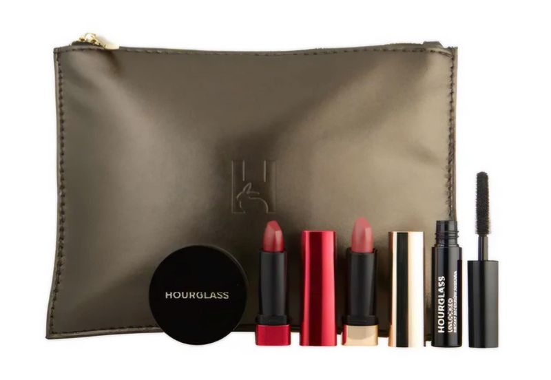Túi Da Pu Hourglass Đựng Mỹ Phẩm
