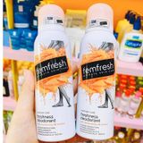 Xịt FemFreesh khử mùi và thơm mát vùng kín cao cấp FemFreesh Deodorant Spray 125ml màu Cam Cosin Store
