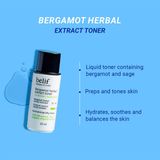Nước Cân Bằng Da Belif Bergamot Herbal Extract Toner - Dưỡng Ẩm và Tái Tạo Da 20ml