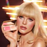 Bảng Phấn Má Hồng & Bắt Sáng Charlotte Tilbury Mini Hollywood Blush & Glow Palette Fair - Medium