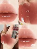 Son YSL Rouge Volupte Candy Glaze 4 Nude Pleasure – Màu Cam Đất Fullbox