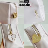 Túi Đựng Mỹ Phẩm YSL Hồng Pastel 18x14x7cm