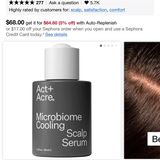 Tinh chất giảm ngứa và gàu da đầu Act+Acre Microbiome Cooling Scalp Serum For Dry Itchy Scalp + Loose Flakes 15ml