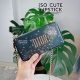 Túi Dior Rouge Couture Lipstick Pouch - Custom Kèm Dây Siêu Đẹp