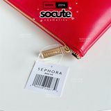 Túi Đựng Mỹ Phẩm Sephora Đỏ 19x5x14cm