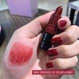 Son Bobbi Brown Crushed Lip Color Mini - Ruby - Đỏ Nâu
