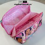 Túi Đựng Mỹ Phẩm Estee Lauder 2 Ngăn Màu Hồng Các Cô Gái 21x12x10cm