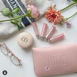 Túi Clutch Dior Hồng 21x3x12