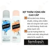 Xịt FemFreesh khử mùi và thơm mát vùng kín cao cấp FemFreesh Deodorant Spray 125ml màu Cam Cosin Store