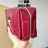 Túi Gift Charlotte Tilbury Đỏ Mận 5 Ngăn 19.5x15x8cm