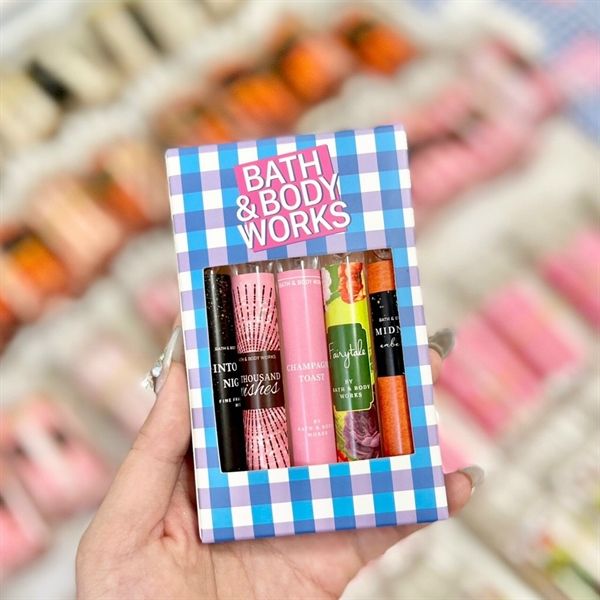Set 5 Chai Xịt thơm Bath and Body Works Dạng Chiết 10ml