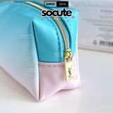 YSL Small Pouch Blue & Pink 8x17x5cm