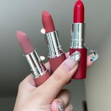 Set 3 Son Lì MAC Hail To The Chic! Lipstick Trio (Ruby Woo - Teddy 2.0 931 - Stay Curious 923)