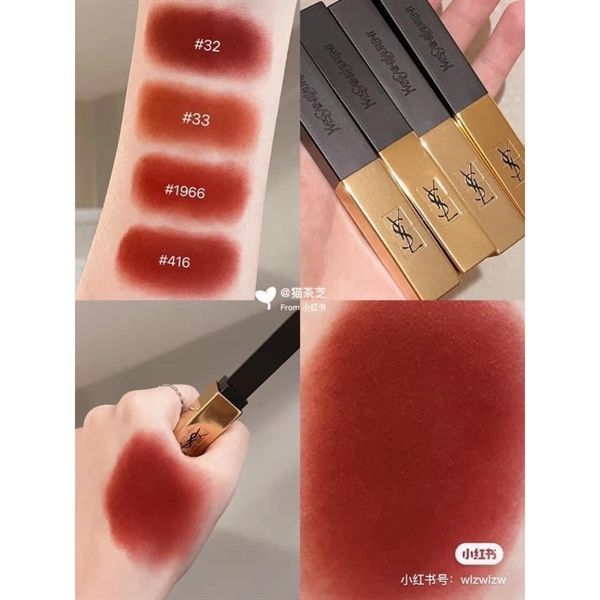 Son YSL The Slim 416 Psychic Chili - Đỏ Nâu Trầm Fullbox