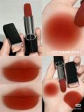 Son Dior Rouge 777 Fahrenheit Velvet Finish - Fullsize Unbox - Đỏ Cam