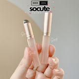 Cọ Tô Son Môi Đầu Tròn Bằng Silicone Đàn Hồi Không Nhòe - MINI Hồng Trong Suốt