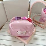 Túi Đựng Mỹ Phẩm LANEIGE Bouncy Pouch Hồng Pastel Mini 16x12x7cm