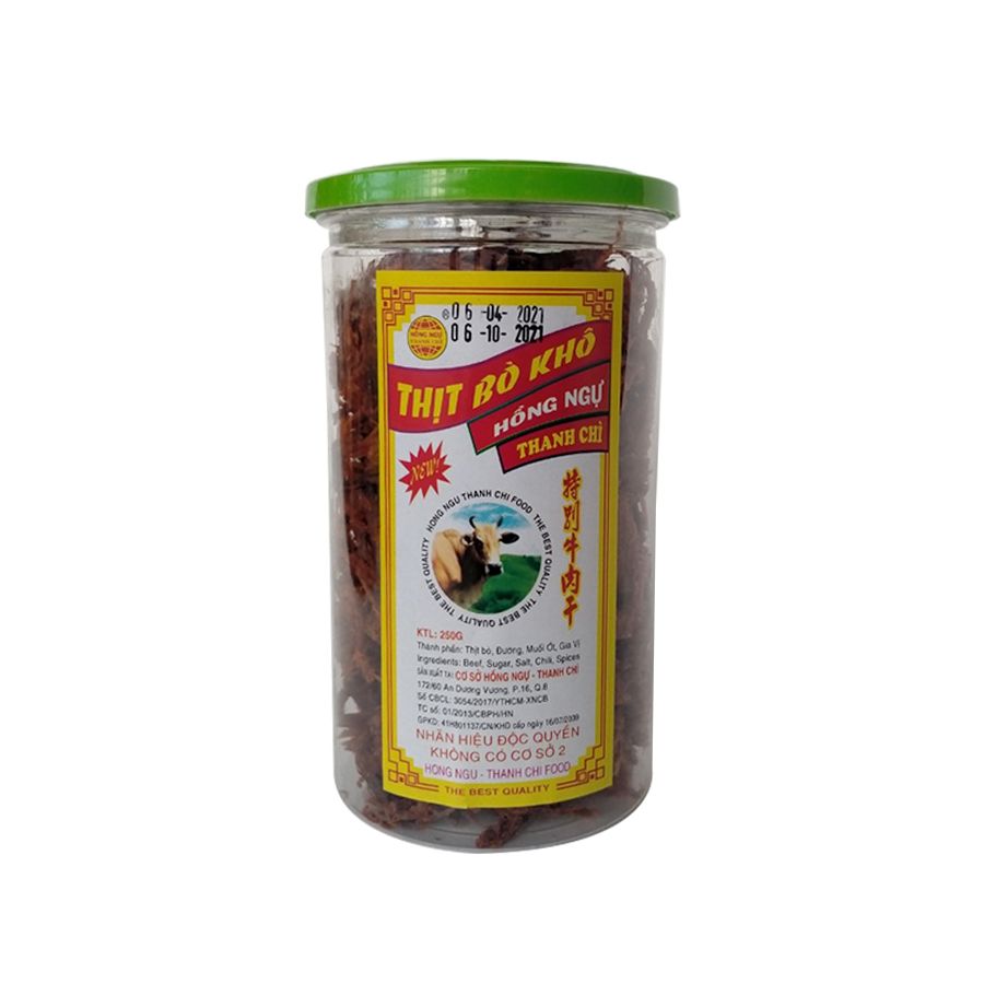 Khô Bò Sợi Tẩm Vị 250g