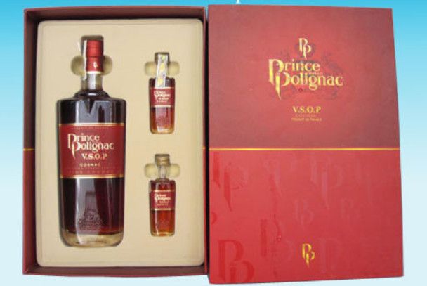  Rượu Prince Polignac VSOP 700ML (Hộp Quà Kèm 2 chai 50ml) 