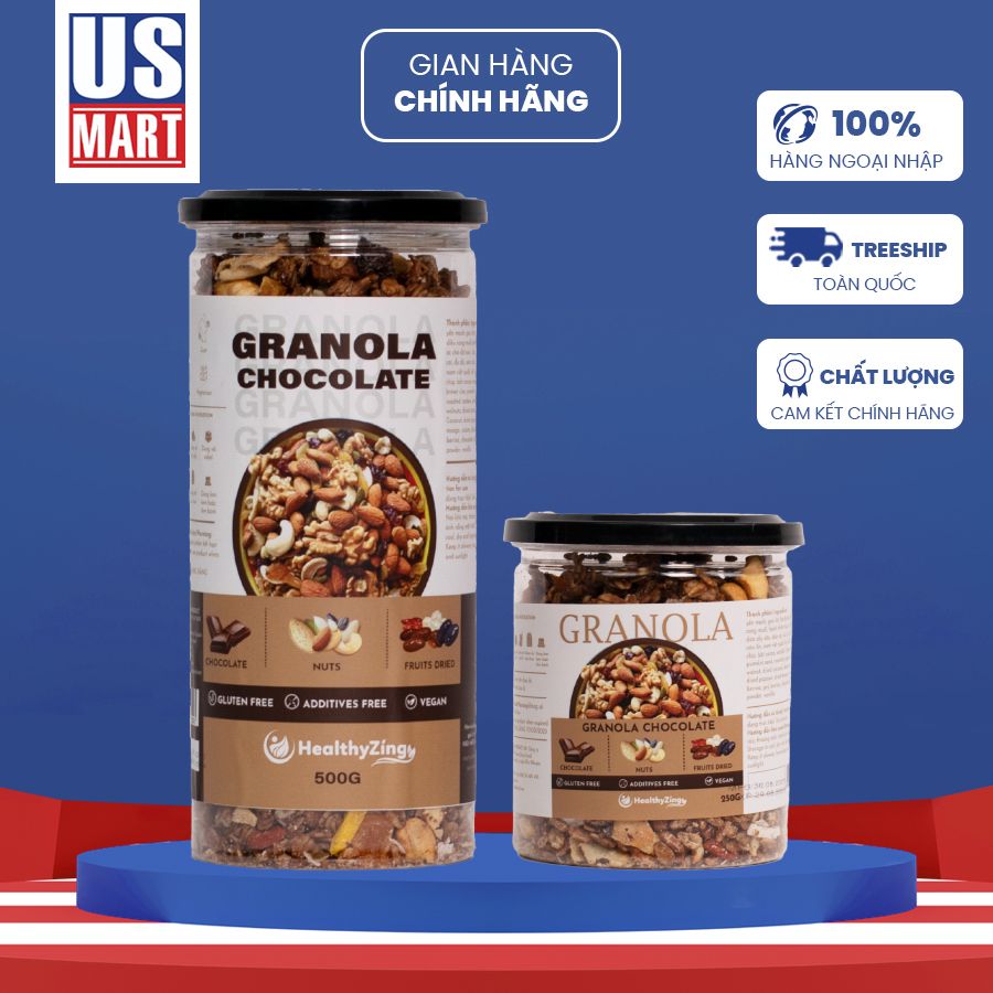  Ngũ Cốc Granola Chocolate Healthyzing 500g 