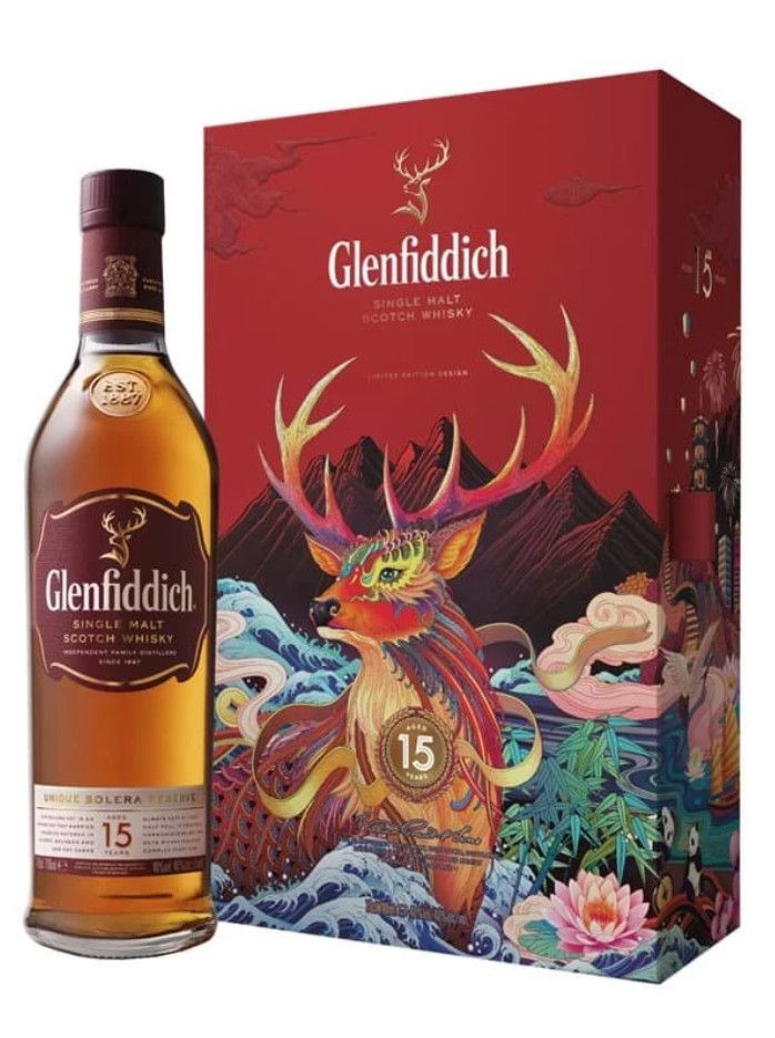  Rượu Glenfiddich 15 Years 40% 700ml (Gift) 