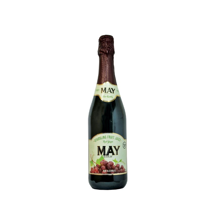 Nước Trái Cây Sparkling May Vị Nho Đỏ 750ml