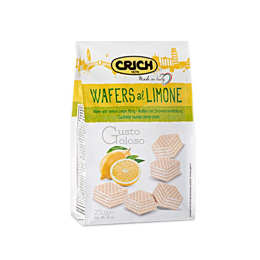 Bánh Xốp Ý Crich Wafers Nhân Chanh Gói 250G