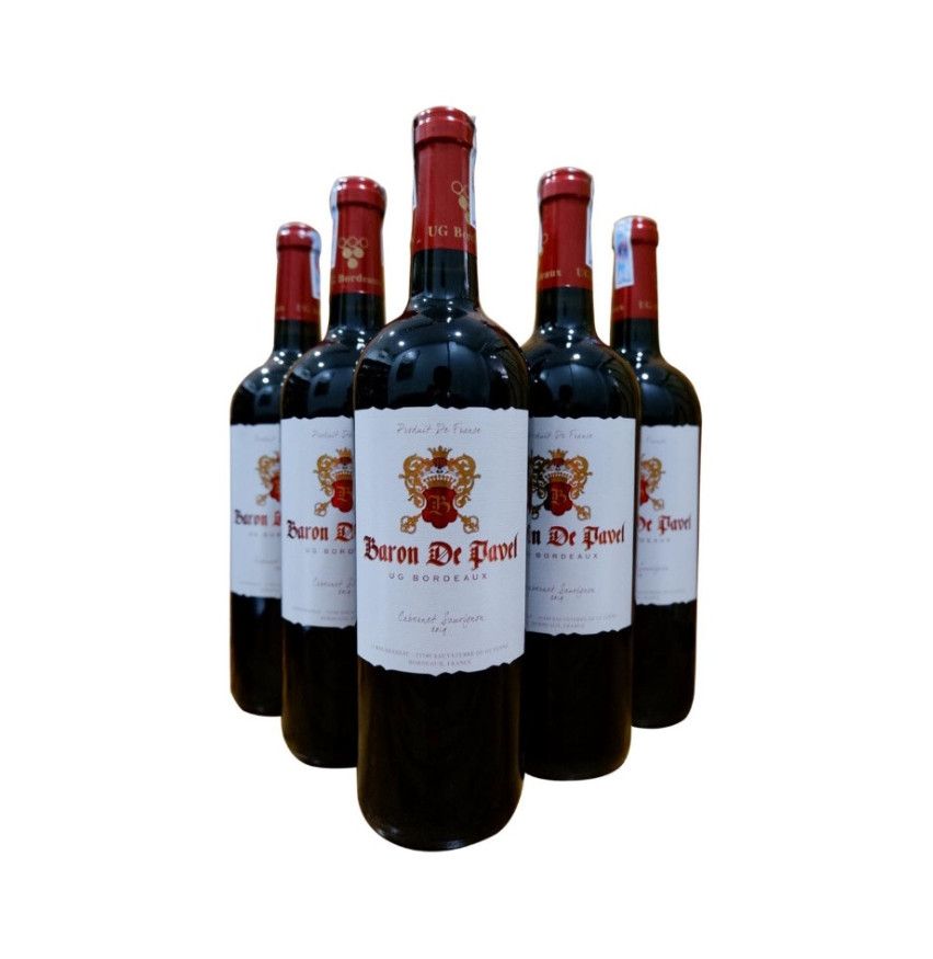 Rượu Vang Đỏ Baron De Pavel Cabernet Sauvignon 2019 13.5% 750ml 