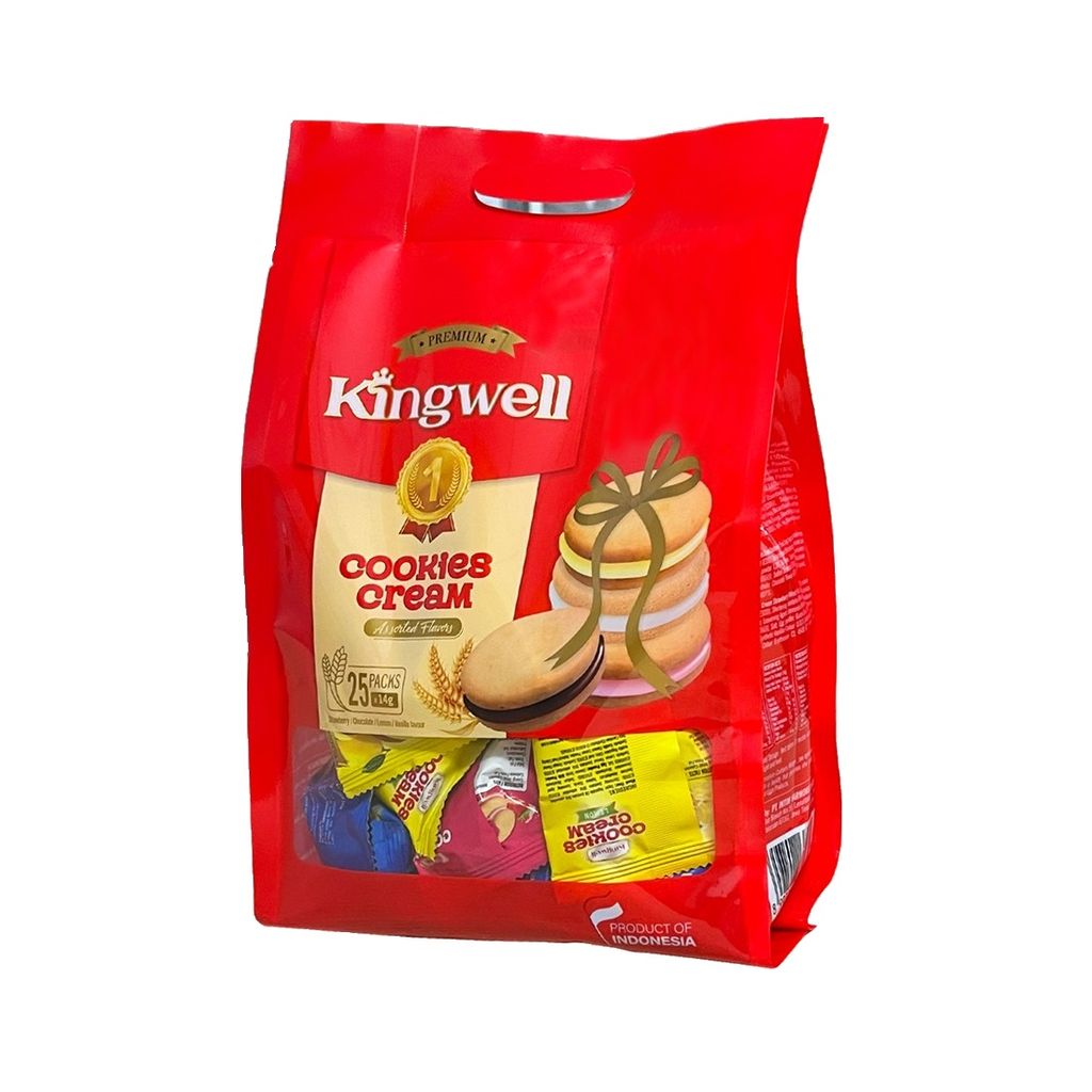  Bánh Quy Kingwell Cookies Cream 350g 