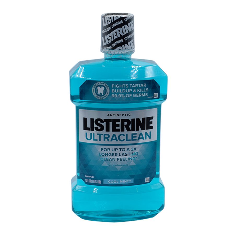  Nước Súc Miệng Listerine Ultraclean Cool Mint 1.5L 