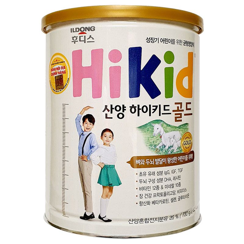 Sữa Dê Ildong Hikid 700g