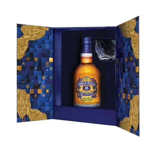  Rượu Chivas 18 Years Gold Signature 700ml hộp quà (mẫu 2022) 