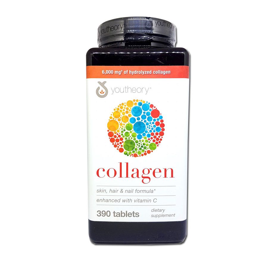 Viên Uống Collagen + Biotin Youtheory 390 Viên