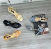 Sandal 2 dây chéo, gót 7cm MT482