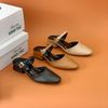 Dép sục nữ mũi vuông đính đá 3cm 202