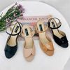 Xăng đan gót 5cm hở mũi MT3092