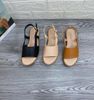 Sandal quai ngang bảng to, đế bằng 3cm MT01