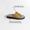 Dép nam quai ngang da bò thật cao cấp tăng chiều cao 5cm 433
